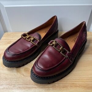 Pikolinos Aviles Chunky Platform Loafers Women's 10.5 EU41 Brown Leather $190
